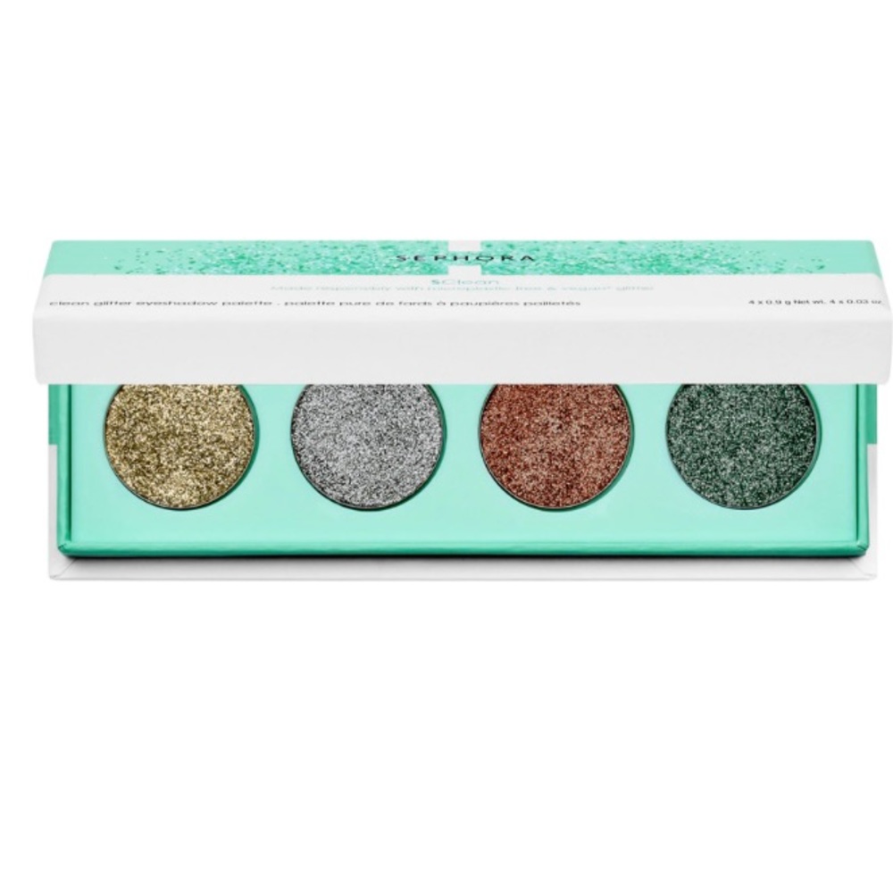 Sephora Collection Clean Glitter Eyeshadow Palette 4 Shades